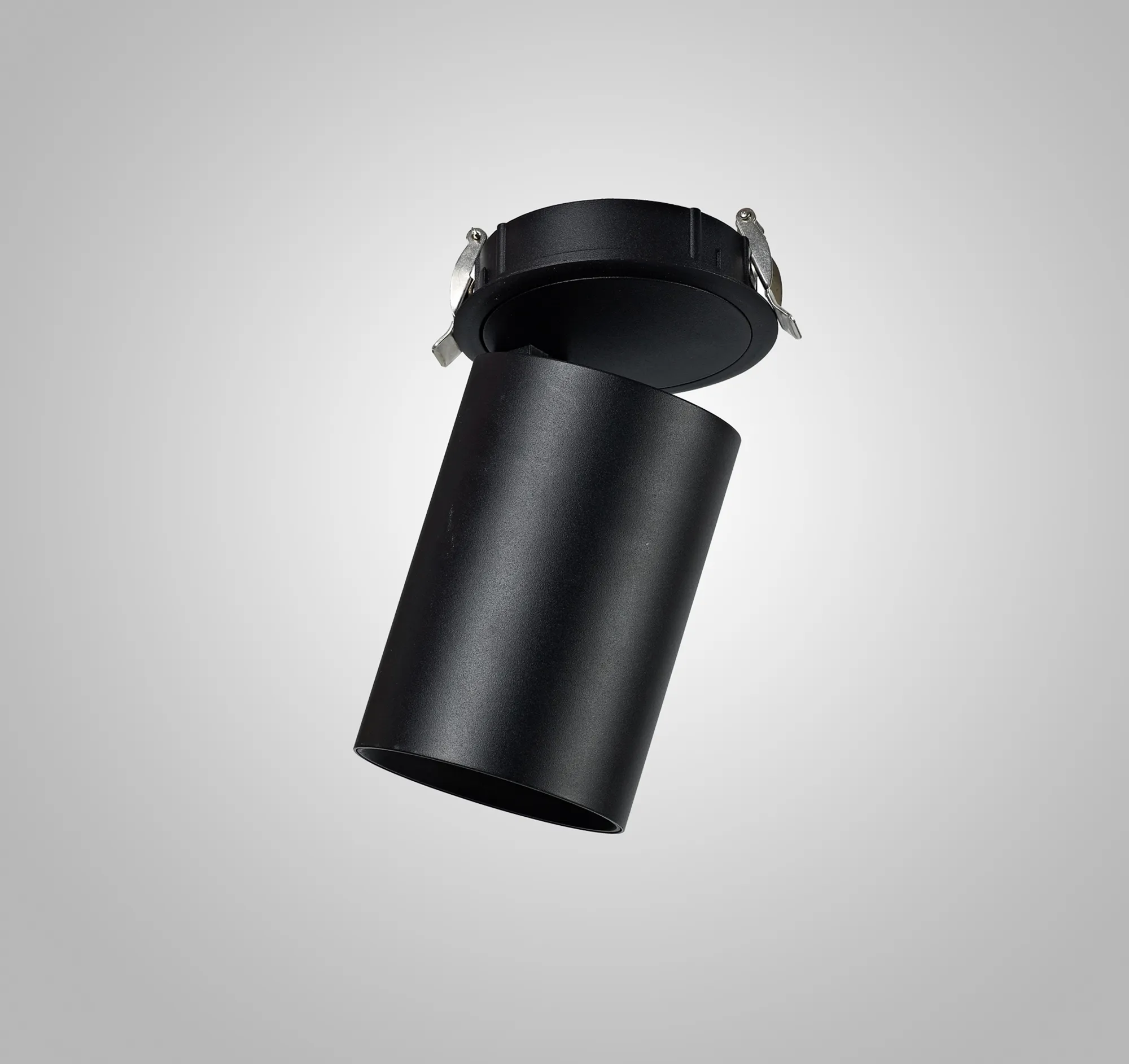 Eos A 20, Powered by EOS 20W 2700K 1480lm 10° Engine, Black & Black Adjustable Recessed Spotlight, IP20, 5yrs Warranty. DL350258  Dlux Eos A 20